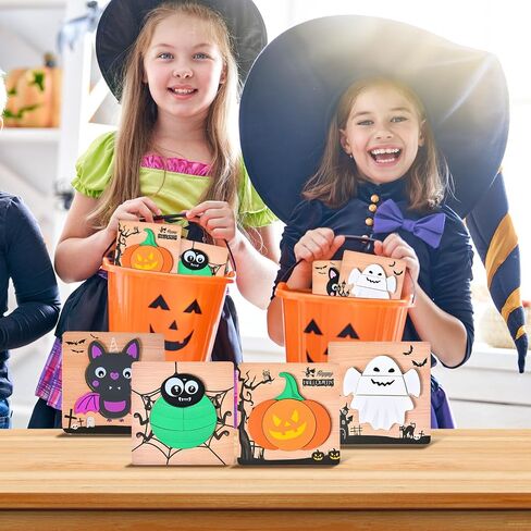 4 Pack Easter Wooden Puzzles for Kids Boys Girls Toddlers Easter Jigsaw Puzzles Easter Toys for Easter Basket Stuffers Easter Party Favor in Saudi Arabia