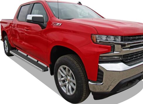 APS Premium 6in 304 لوحات تشغيل من الفولاذ المقاوم للصدأ متوافقة مع Chevy Silverado GMC Sierra Crew CAB 19-25 in Saudi Arabia