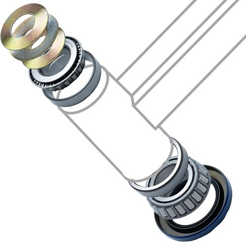 HD Switch 606712 606713 Caster FORK PIVOT LECENT KIT W/تحسين 606714 ختم الزيت و 606715 غسالات بيلفيل لتوتر زنبرك Super Z X-ONE TRIMSTAR SUPER S/SF in Saudi Arabia
