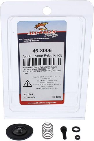All Balls Accelerator Pump Rebuild Kit 46-3006 for Suzuki DR-Z 400 2000 2001 2002 2003 ، DR-Z 400 E 2000 2001 2002 2003 2005 2006 2007 in Saudi Arabia