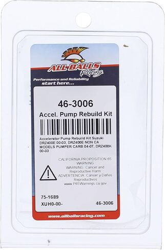 All Balls Accelerator Pump Rebuild Kit 46-3006 for Suzuki DR-Z 400 2000 2001 2002 2003 ، DR-Z 400 E 2000 2001 2002 2003 2005 2006 2007 in Saudi Arabia