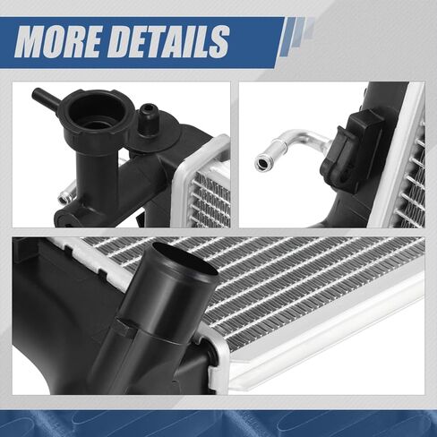 Auto Dynasty Radiator Compatible with 2010-2013 Forte Koup Forte5 2.0L 2.4L NA, DPI 13133 Factory Style 1-Row Cooling Radiator, Aluminum Core in Saudi Arabia