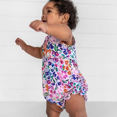 Little Sleepies Bubbler Romper for Girls, Soft Viscose from Bamboo One Piece, Baby Clothes in Saudi Arabia