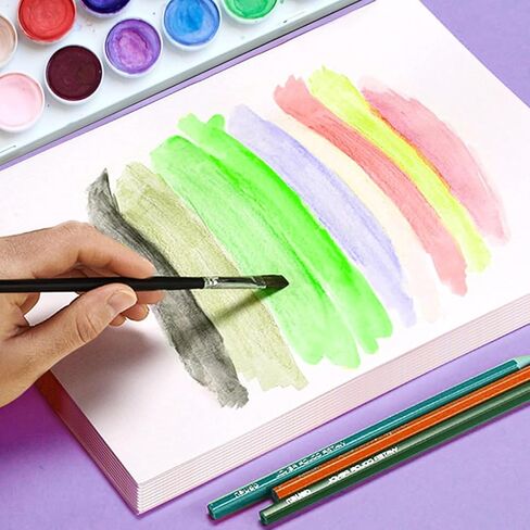 60 Sheets Watercolor Paper, 5 x 7 Inch Cold Press 300GSM/ 140LB Water Color Paper Bulk for Kids Child Adults, Small Off-White Watercolor Drawing Paint Paper for Art Drawing Supplies in Saudi Arabia