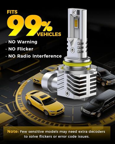 BMT XMS 9145/9140/H10 مصابيح ضوء الضباب - Switchback 6500k أبيض/3000 كبر الأصفر - ألوان مزدوجة أبيض صفراء ضباب الضباب ، حزمة 2 in Kuwait