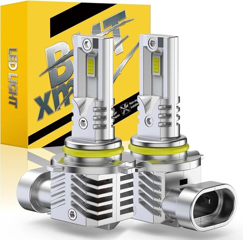 BMT xms 9145/9140/H10 Fog Light Bulbs - Switchback 6500K White/3000K Amber Yellow - Dual Color White Yellow Driving Fog Lights, Pack of 2 in Saudi Arabia