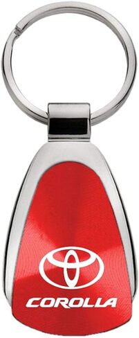 Au-tomotive Gold Tear Drop chain for Toyota Corolla (Red) in Saudi Arabia
