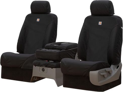 Covercraft Carhartt Super Dux Seatsaver Custom Custom Covers | SSC3480COBK | الصف الأول 40/20/40 مقعد مقعد | متوافق مع 2019-2020 Ford F-150 ، 2019-2022 F-250/F-350/F-450/F-550 | أسود in Saudi Arabia