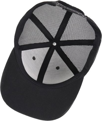 American Flag Dad Hat for Men, Fathers Day Birthday Gifts for Dad Leather Patch Trucker Hat in Kuwait