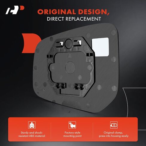 A-Premium جانب الركاب الأيمن من الزجاج غير المذرع مع لوحة الدعم-متوافق مع Mitsubishi Mirage 2014-2015 2017-2023 ، Mirage G4 2017-2023-عرض الجانب الخارجي مرآة محدبة in Saudi Arabia