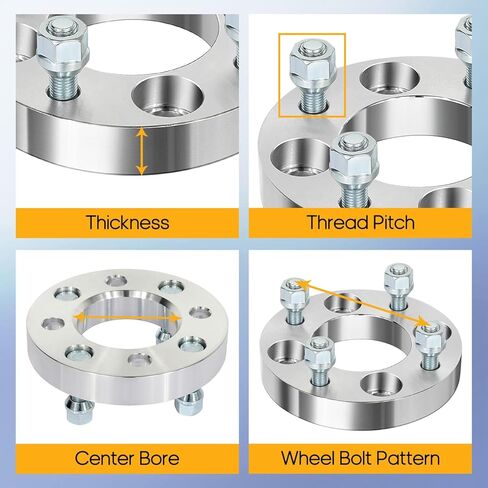 Ocpty 4x110 إلى 4x115 محولات فواصل العجلات 1 بوصة فواصل مزورة حقيقية مع 12x1.5 Threadsize 74mm Hub Bore Fits 2002-2004 for Quest 500 2pcs in Saudi Arabia