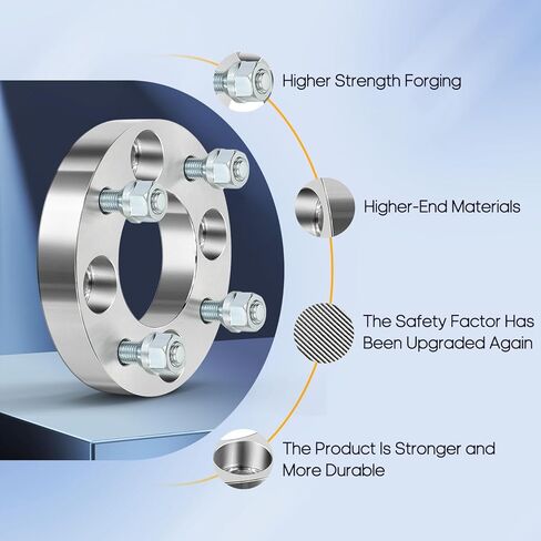 Ocpty 4x110 إلى 4x115 محولات فواصل العجلات 1 بوصة فواصل مزورة حقيقية مع 12x1.5 Threadsize 74mm Hub Bore Fits 2002-2004 for Quest 500 2pcs in Saudi Arabia