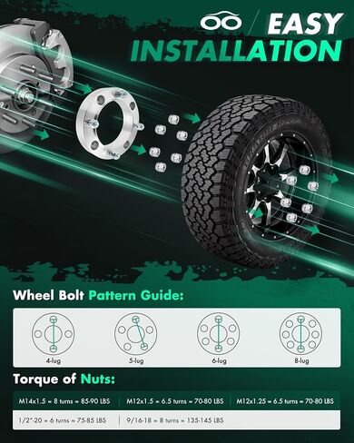 Scitoo 4pcs فواصل العجلات 1.5 "4x156mm 3/8" in Saudi Arabia