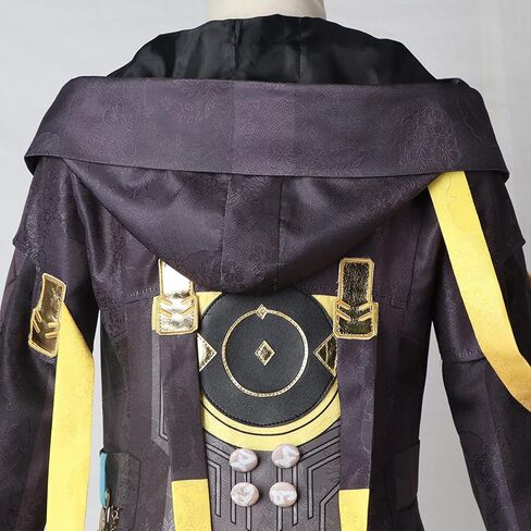 Cos-Animefly Trailblazer Style Cosplay Costume Set, Sci-Fi Uniform Jacket Pants Belt Gloves for Halloween Party or Stage Wear in Saudi Arabia