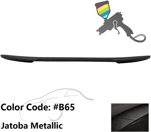 Pre-Painted Trunk Spoiler Compatible with 2017-2023 BMW 5 Series G30 Sedan, M4 V Style #475 Black Sapphire Metallic ABS Rear Wing Lid by IKON MOTORSPORTS, 2018 in Saudi Arabia