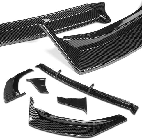 Front Bumper Spoiler Lip STP-Style 5PCS ABS Fit for 2024-2025 Hyundai Sonata Base, Car Mods Exterior Accessories Replacement Parts Assembly, Air Chin Body Kit Splitter (Painted Black) in Kuwait