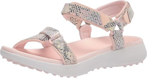 Skechers Women's 600 Spikeless Sandals Golf Shoe, Light Grey, 9 M US in Saudi Arabia