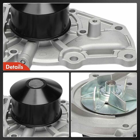A-Premium Engine Water Pump with Gasket and O-Ring Compatible with Mitsubishi 3000GT 1991-1999, Diamante 1992-1995 & Dodge Stealth 1991-1996, 3.0L in Saudi Arabia