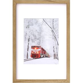 egofine 22x28 إطار صورة الخشب الصلب مغطاة بملفات زجاجية من أجل 18x24 أبيض لتركيب الجدار إطار ملصق معلق رأسيًا أو أفقيًا ، أبيض in Kuwait