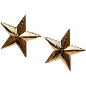 WW2 Pair US Army One Star Brigadier General Rank Insignia شارات الذهب in Kuwait