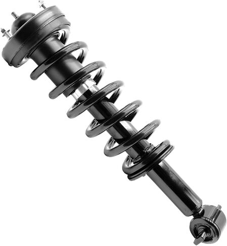 Detroit Axle - 2 Strutts For Ford 2018-2022 Expedition Lincoln Navigator ، 2019 2020 2021 STRUTS مع استبدال تجميع الربيع للملفات السريعة التعليق الكامل in Saudi Arabia