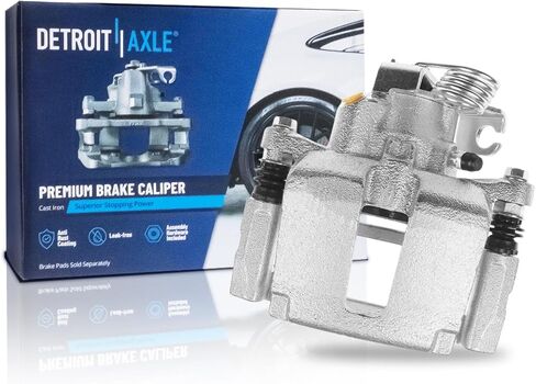 Detroit Axle - الفرجار الخلفي الأيمن للفرامل لفورد Explorer Flex Taurus Lincoln MKT MKS Police Interceptor Sedan Attility Scarger Side Pariper مع استبدال قوسين in Saudi Arabia
