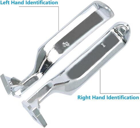 Interior Door Handle All Metal Handle Compatible with Ford Bronco F150 F250 F350 F53 F59 F800 1987-1996 Front Rear Left and Right Side Replaces# 77178 E7TZ-1522601-A (Silver) in Kuwait