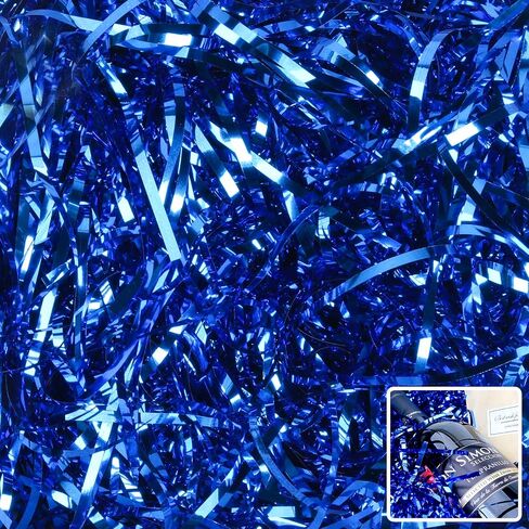 150 Grams Sparkly Iridescent Film PP Hamper Shreds & Strands Shredded Crinkle Confetti for Gift Wrapping & Basket Filling Gift Boxes Bags Retail Decoration in Saudi Arabia