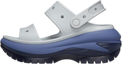 Crocs Unisex Classic Mega Crush Platform Sandals Wedge, Elephant, Numeric_8 in Kuwait