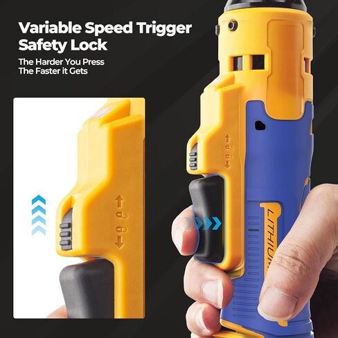 3/8 "مفتاح الربط اللاسلكي المتوافق مع بطاريات DeWalt 20V Max (بدون بطارية) مفتاح Ratchet الممتد مقاس 6 بوصات ، ومسجلة مسجلة 60 قدمًا ، وسائقًا كهربائيًا كهربائيًا مع سرعة متغيرة السرعة in Kuwait