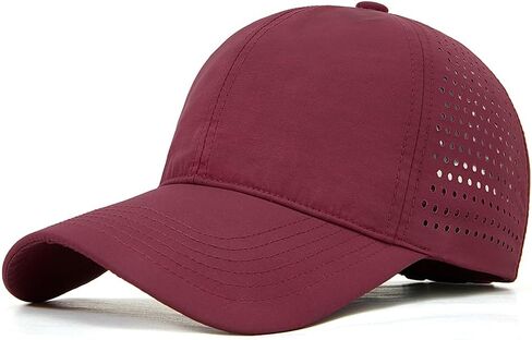 Quick Dry Baseball Cap for Men Women Adjustable Mesh Breathable UPF50+ Outdoor Sports Snapback Golf Cap in Kuwait