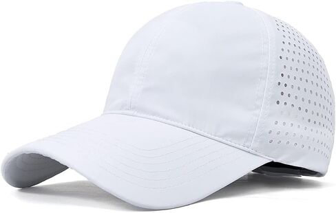 Quick Dry Baseball Cap for Men Women Adjustable Mesh Breathable UPF50+ Outdoor Sports Snapback Golf Cap in Kuwait