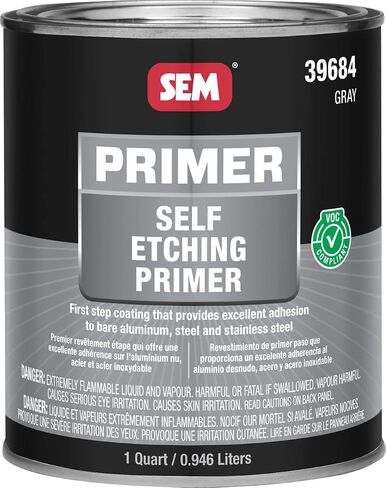 Sem Products 39684 Self Etching Primer Gray Qt in Saudi Arabia