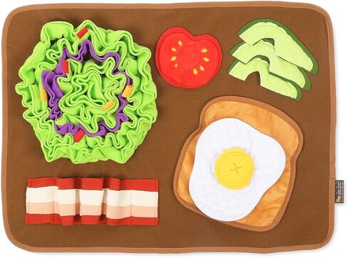 P.L.A.Y. Cute Snuffle Mat for Dogs - Halloween Themed Interactive Food & Treat Mat for Puppies & All Size Dogs - Enrichment Toy, Great for Slow Feeding, Nosework & Foraging Skills - Machine Washable in Saudi Arabia