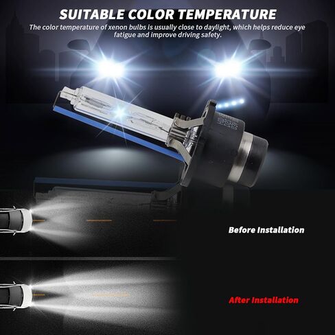 7119904789 D2S HID 8000K Xenon Replacement Low Headlight Bulbs 8000K For Mercedes W169 A209 C209 C219 W203 CL203 W211 X164 W163 W164 V251 R171 R230 W220 For BMW E46 E60 E64 E63 E66 E83 in Saudi Arabia