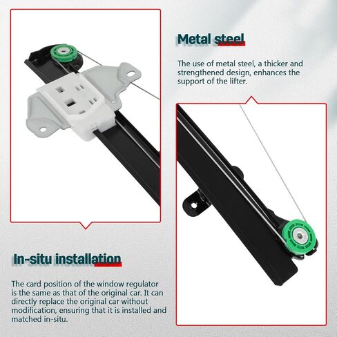 FINDAUTO Power Window Regulator with and Motor Front Left Driver Side fits for 2013-2019 for Nissan Sentra 807219AM0A-PFM in Saudi Arabia