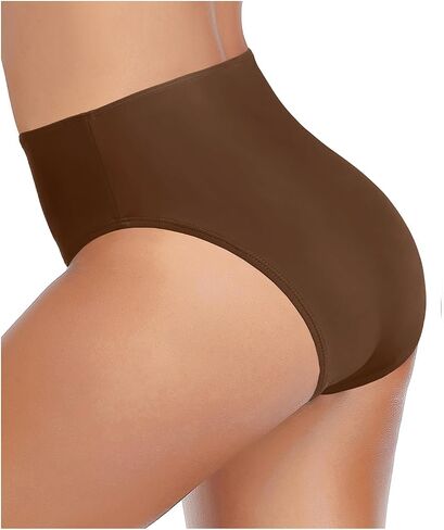 Tempt Me Women's High Waist Bikini Bottom - Full Coverage Bathing Suit Swim Bottom 2025 Swimsuit Swimwear in Saudi Arabia