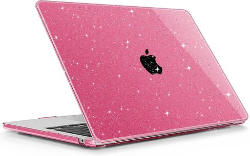Mektron Case for 2025 M4 MacBook Air 13.6 Inch A3240, Plastic Hard Shell Cases for 2022/2024 MacBook Air 13.6" A2681/A3113 Apple M2/M3 Chip with Liquid Retina Display Fits Touch ID, Crystal Pink in Saudi Arabia