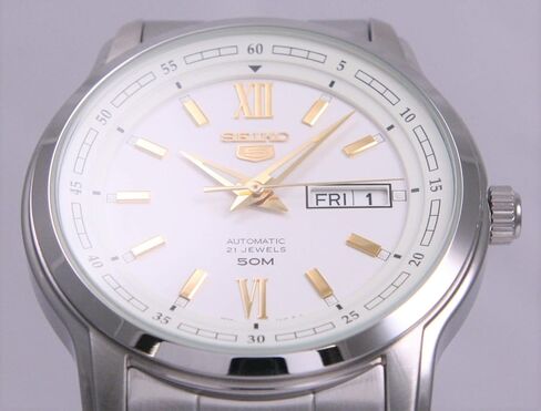 Seiko 5 Automatic White Dial Men's Watch SNKP15K1 in Saudi Arabia