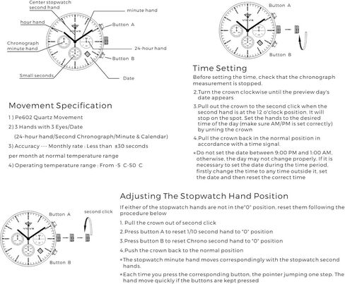 الساعة الخشبية للرجال ، ساعة خشبية طبيعية بنسبة 100 ٪ ، حركة الكوارتز اليابانية مع عرض تاريخ الكرونوغراف in Kuwait