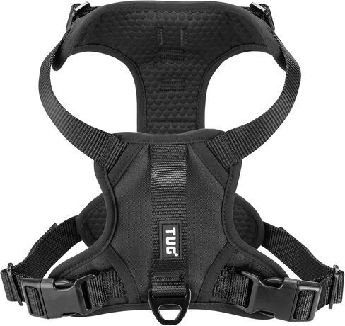 TUG Dog Harness with 2 Leash Connection Points | Adjustable, Padded, Lightweight | Handle on Back | No-Pull Front Clip (XL, Cream) in Saudi Arabia