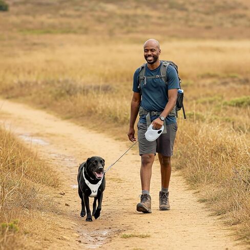 TUG Dog Harness with 2 Leash Connection Points | Adjustable, Padded, Lightweight | Handle on Back | No-Pull Front Clip (XL, Cream) in Saudi Arabia