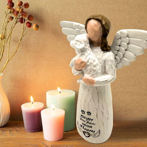 Dog Memorial Gifts for Loss of Dog, Pet Memorial Gifts for Dogs, -Sculpted Hand-Painted Angel Figurines – Loss of Dog Sympathy Gift, Dog Bereavement Gifts, Dog Remembrance Gift, Dog Passing Away Gifts in Saudi Arabia