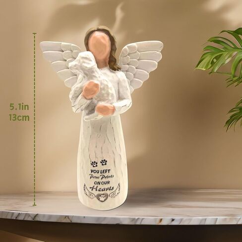 Dog Memorial Gifts for Loss of Dog, Pet Memorial Gifts for Dogs, -Sculpted Hand-Painted Angel Figurines – Loss of Dog Sympathy Gift, Dog Bereavement Gifts, Dog Remembrance Gift, Dog Passing Away Gifts in Saudi Arabia