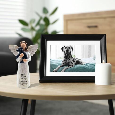 Dog Memorial Gifts for Loss of Dog, Pet Memorial Gifts for Dogs, -Sculpted Hand-Painted Angel Figurines – Loss of Dog Sympathy Gift, Dog Bereavement Gifts, Dog Remembrance Gift, Dog Passing Away Gifts in Saudi Arabia