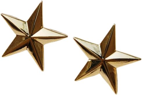 WW2 Pair US Army One Star Brigadier General Rank Insignia شارات الذهب in Kuwait