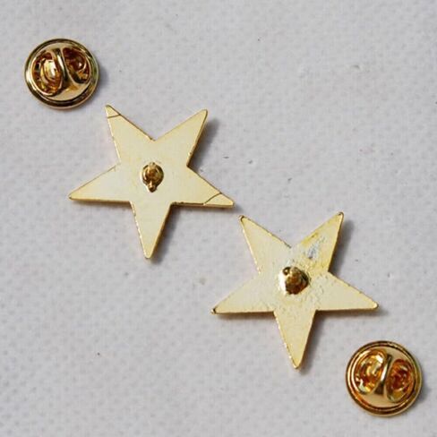 WW2 Pair US Army One Star Brigadier General Rank Insignia شارات الذهب in Kuwait