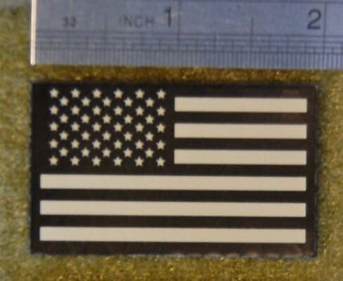 2x1 Inch Mini Infrared Ir Us Flag Patch Us Army Special Forces Green Beret CAG in Saudi Arabia