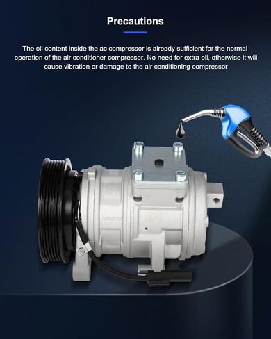 ECCPP AC Compressor Fast Cooling 1999-2006 Fit for Jeep for Grand Cherokee for Jeep TJ Wrangler Air Conditioning Compressor 6 Grooves in Saudi Arabia