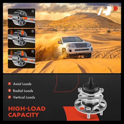 محمل العجلات الخلفية A-premium وتجميع المحور مع ABS و 5-LUG متوافق مع Toyota Corolla 2019-2023 ، Prius 2016-2022 ، Prius Prime 2017-2022 و Lexus CT200H 2011-2017 in Saudi Arabia